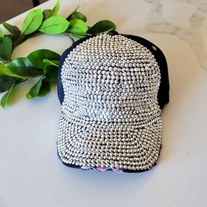 Bling Denim Baseball Hat